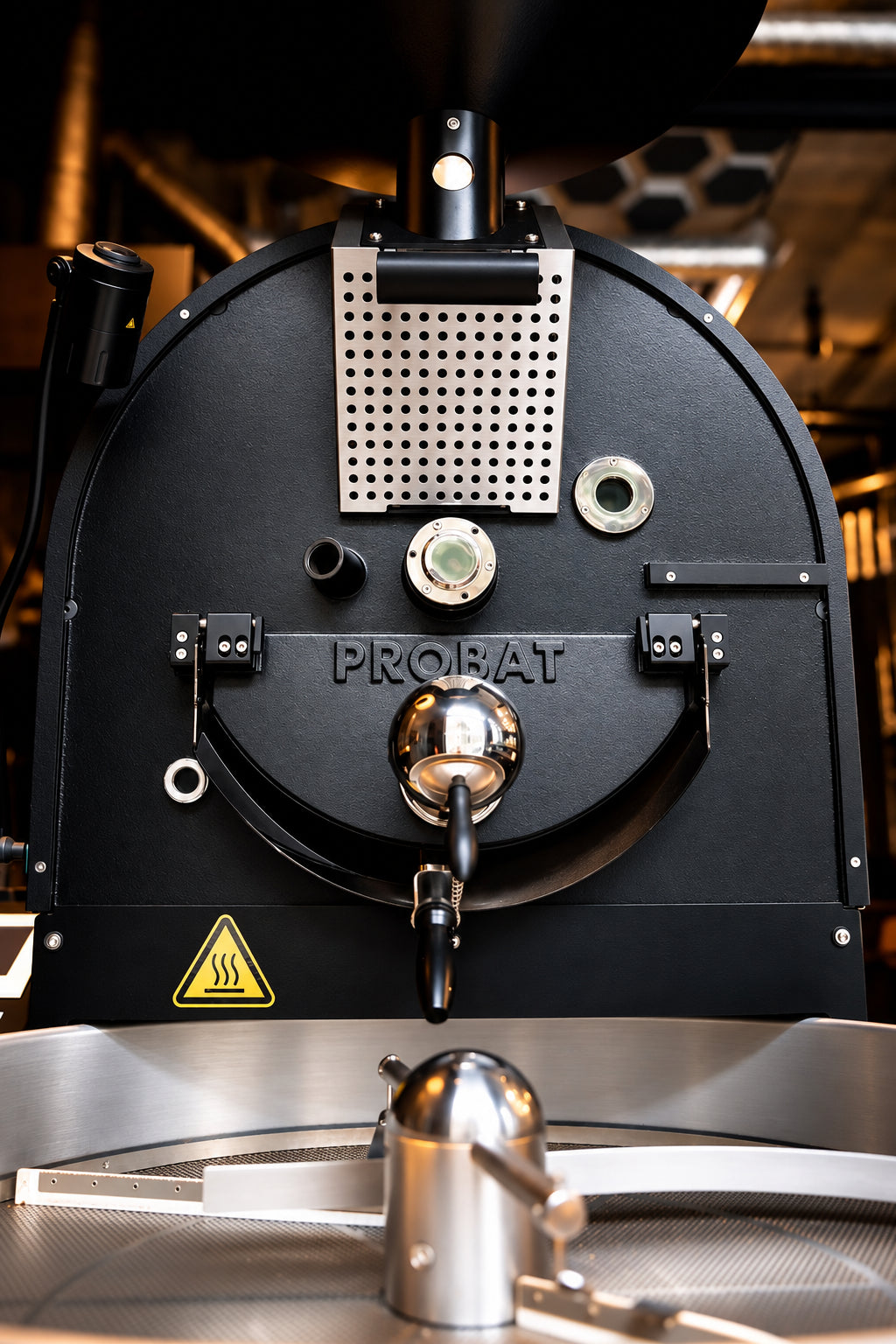 PROBAT Probatone 12 roaster at our roastery on Boxhagener Straße 82, Berlin