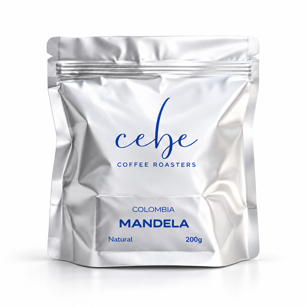 Mandela Colombia, 200 g bag, front