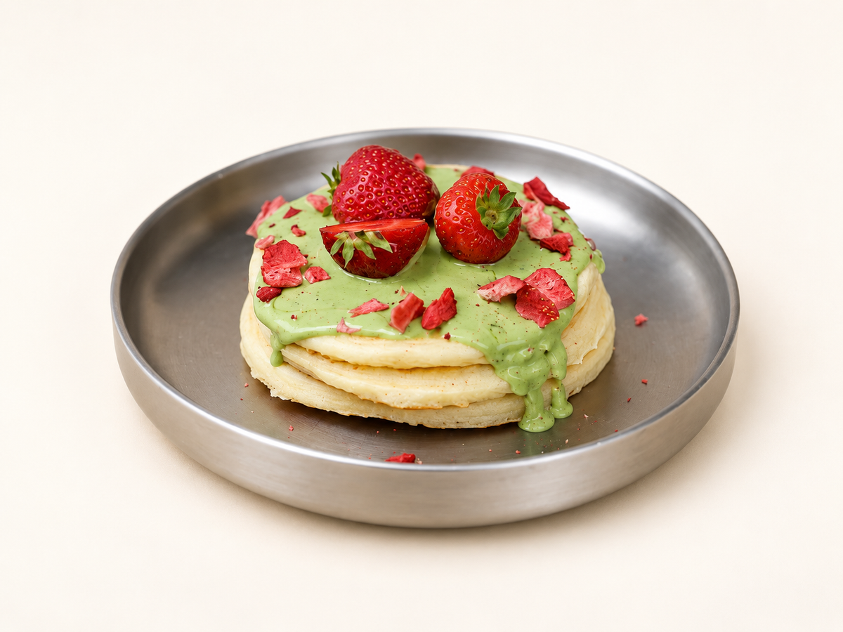 Matcha pancakes