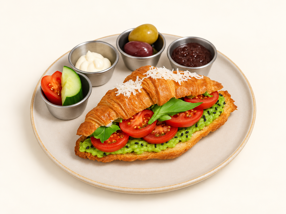 Avocado croissant