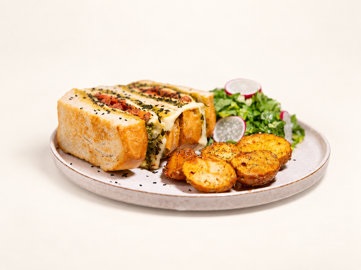 Garlic sausage toast