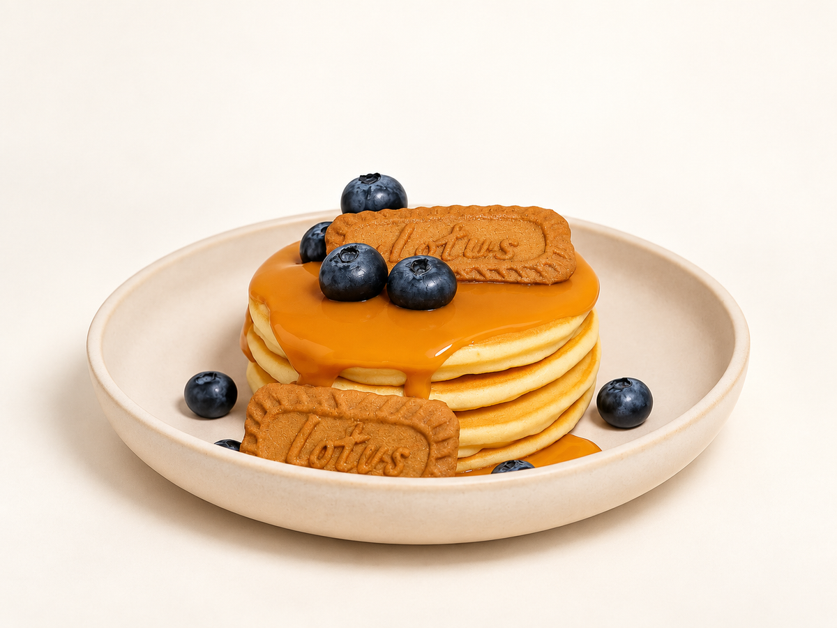 Lotus pancakes