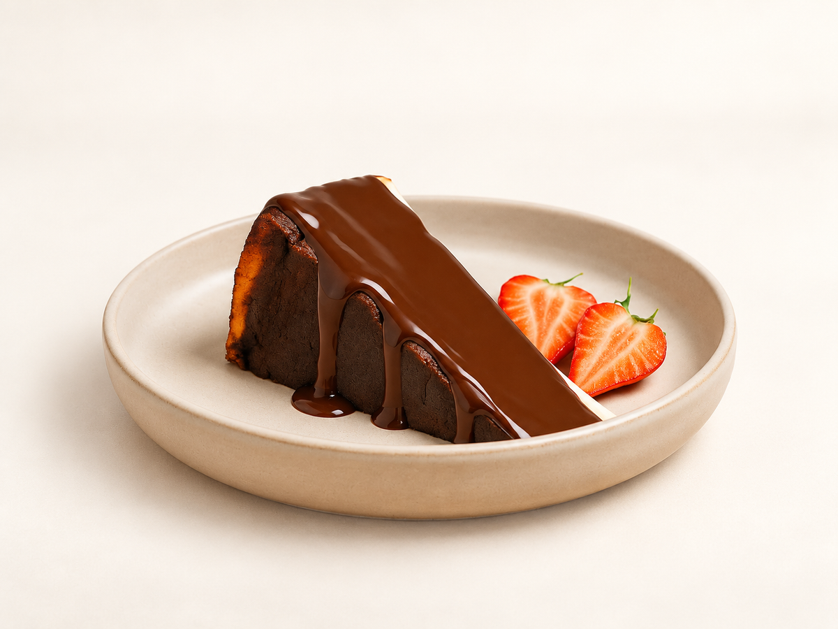 San Sebastián cheesecake, Chocolate