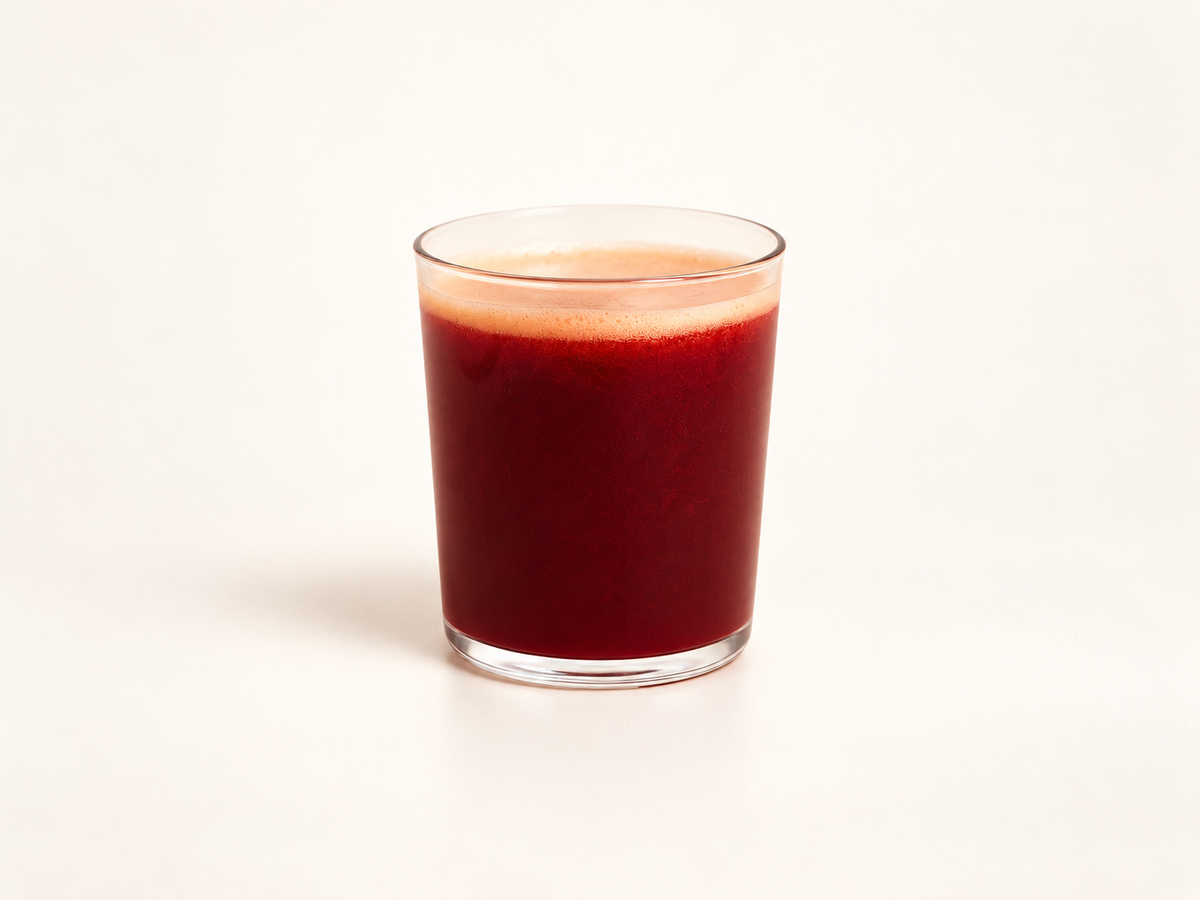 Apple, carrot & beetroot juice