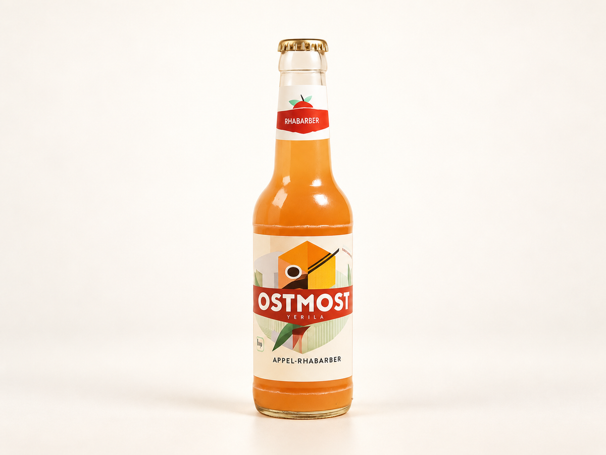 OSTMOST, Apple & rhubarb · 330 ml
