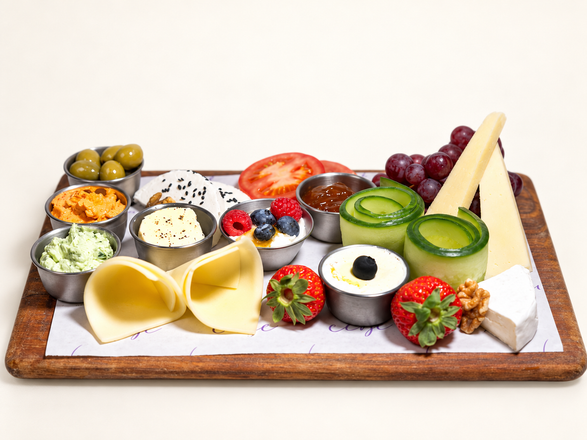 Mediterranean breakfast plate