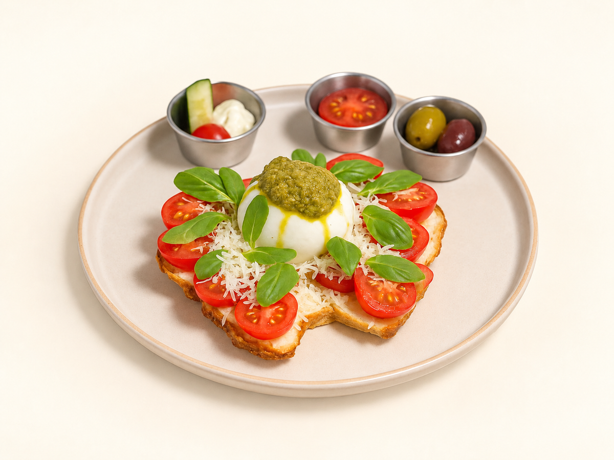 Burrata croissant