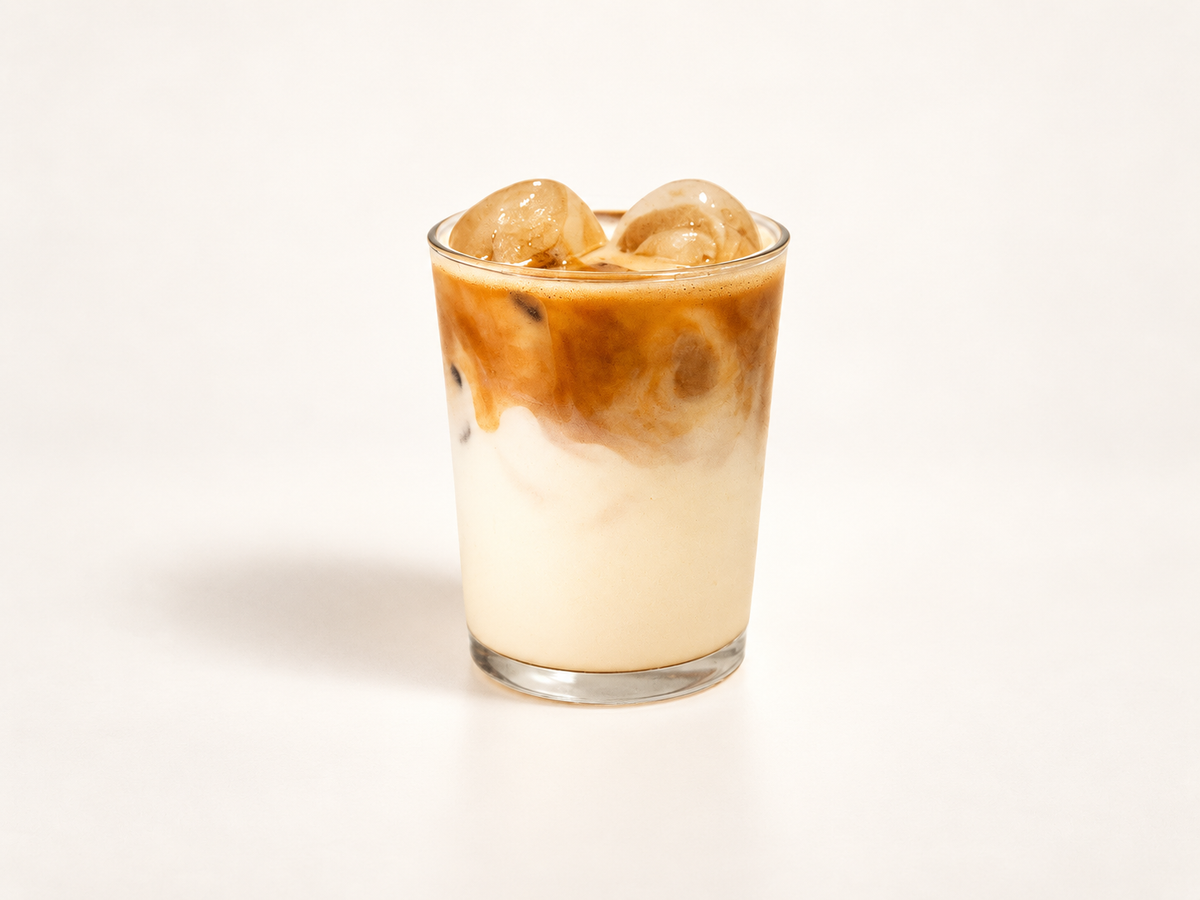 Iced coffee with milk, Large