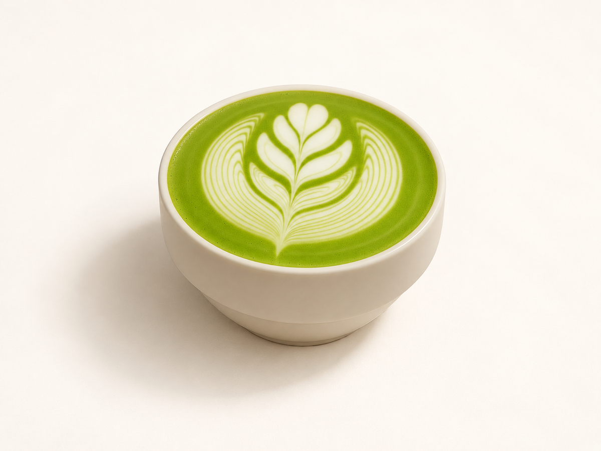 Matcha with milk
