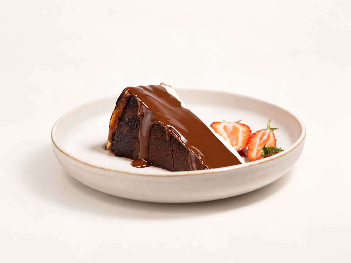 San Sebastián cheesecake, Chocolate