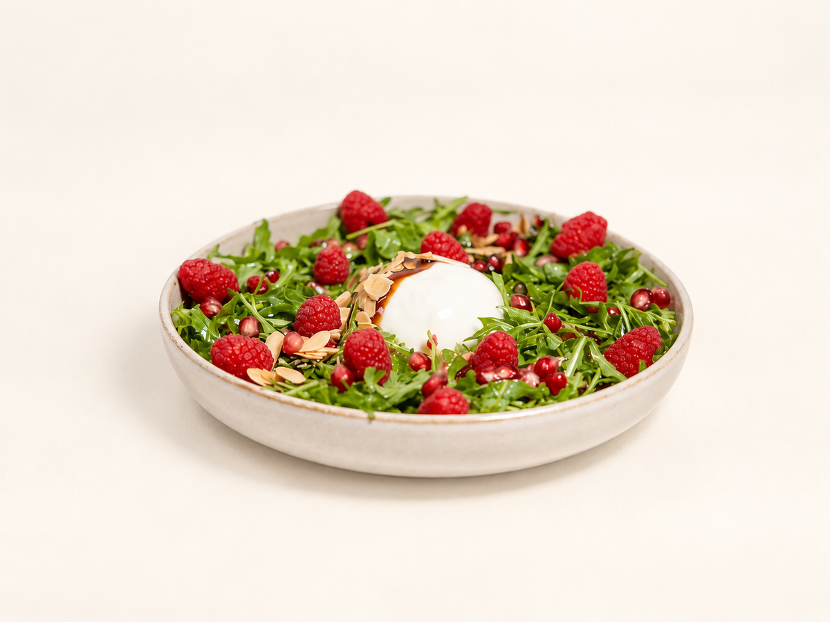 Raspberry salad