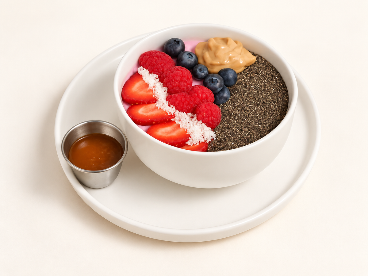 Strawberry chia bowl