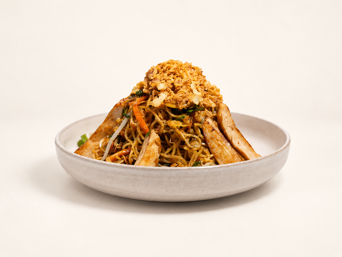 Chicken noodles