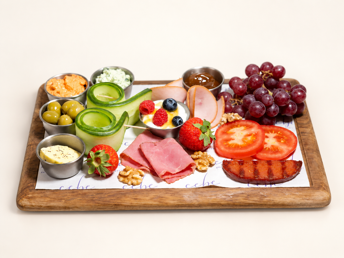 Special breakfast plate