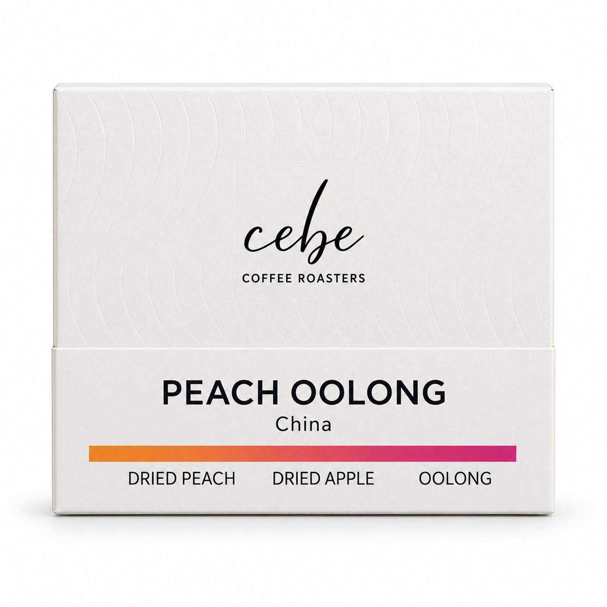 Peach Oolong · 100 g — CEBE packaging
